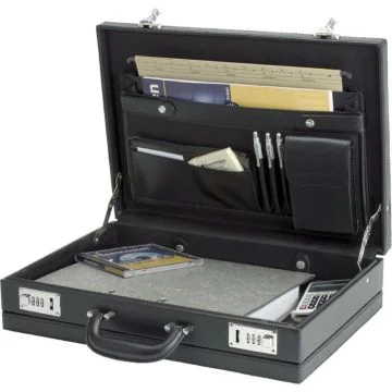 92300 ALASSIO : Attaché-case en simili-cuir - PONTE Noir 