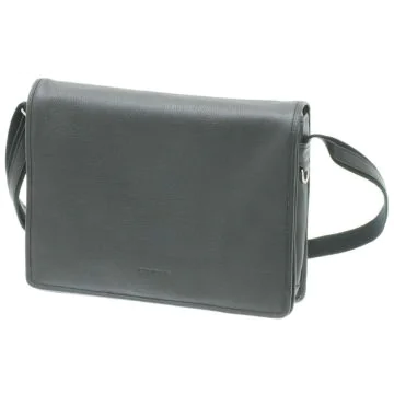 DAVIDT'S  461430 : Besace en cuir  PRINCETON 2 Noir  ferme