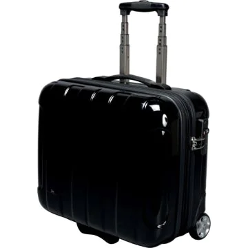 JSA : Valise avec  trolley en polycarbonate  45513 - OVERNIGHT Noir