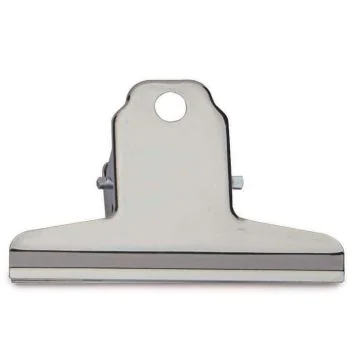 Photo Pince lettres en acier - Largeur 75 mm - Couleur Nickelé MAUL