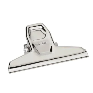 Photo Pince pour feuilles en acier - Largeur 95 mm - Couleur Nickelé MAUL