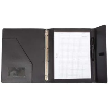 ALASSIO : Serviette-classeur A4 en simili cuir - RONDO 30070