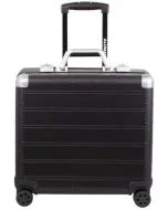 JSA : Valise avec  trolley en polycarbonate  45513 - OVERNIGHT Noir