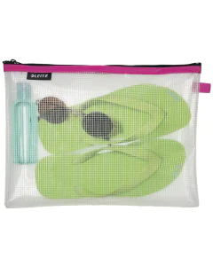 Image Pochette imperméable - Taille L - Transparent / Rose LEITZ WOW Traveller