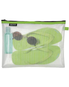 Photo Pochette imperméable - Taille L - Transparent / Vert LEITZ WOW Traveller
